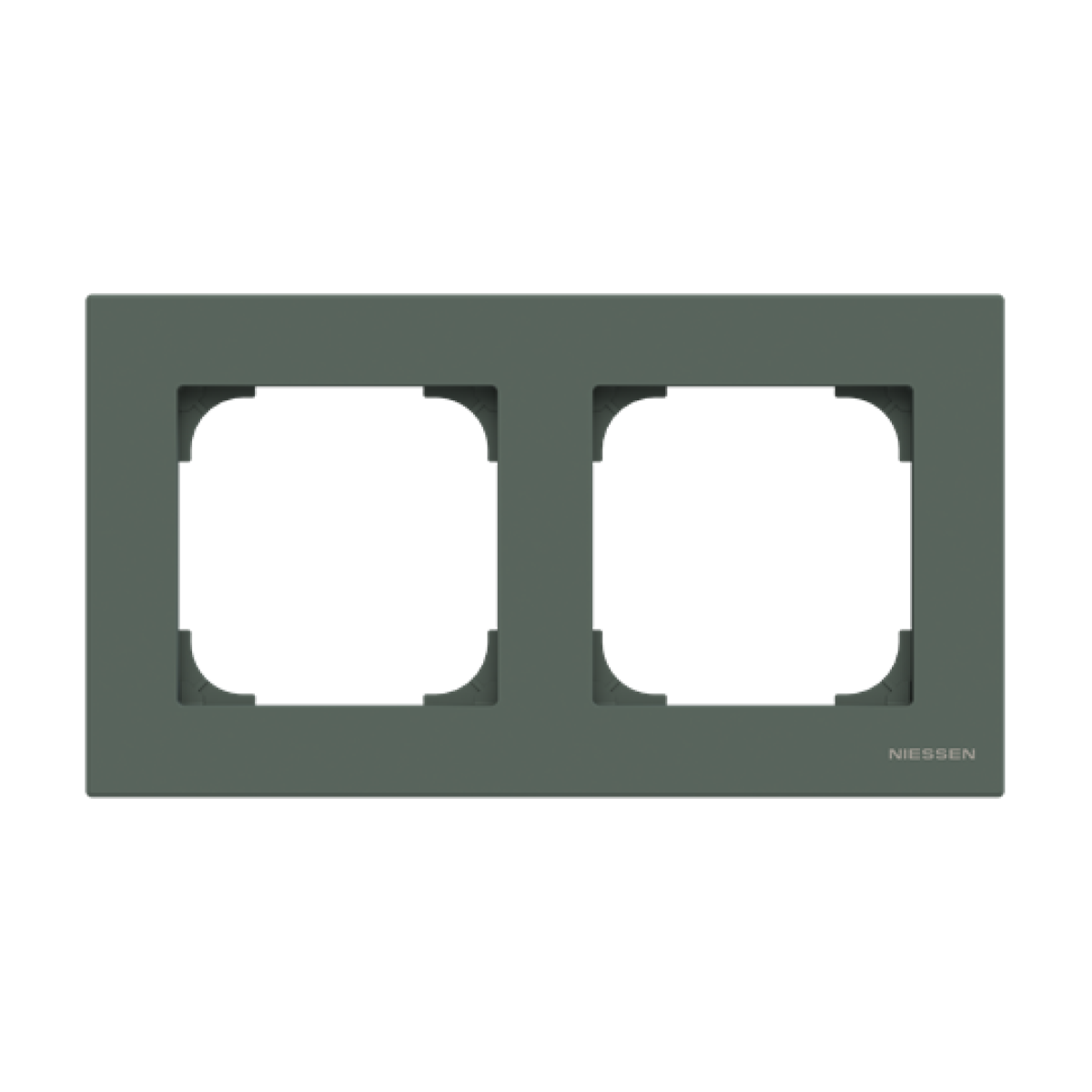Frame 2-gang Green - Sky Niessen