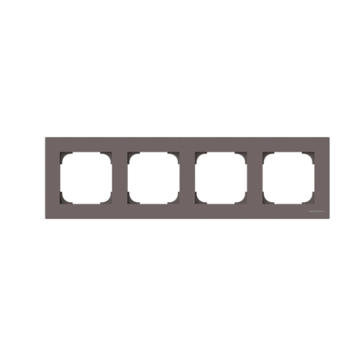 Frame 4-gang Taupe - Sky Niessen