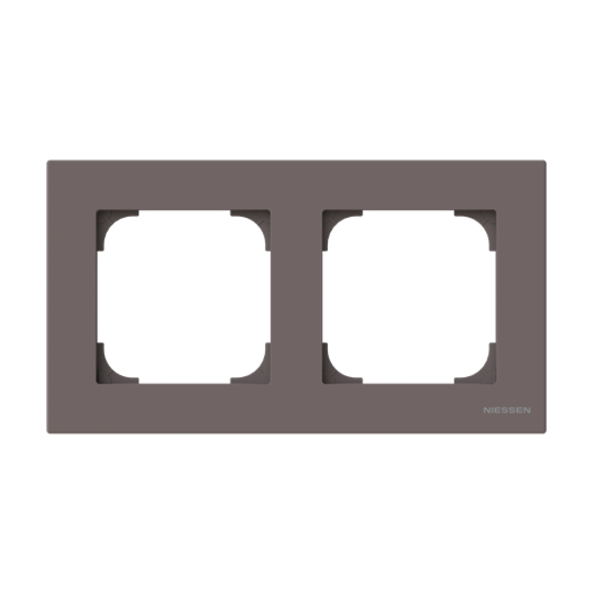 Frame 2-gang Taupe - Sky Niessen