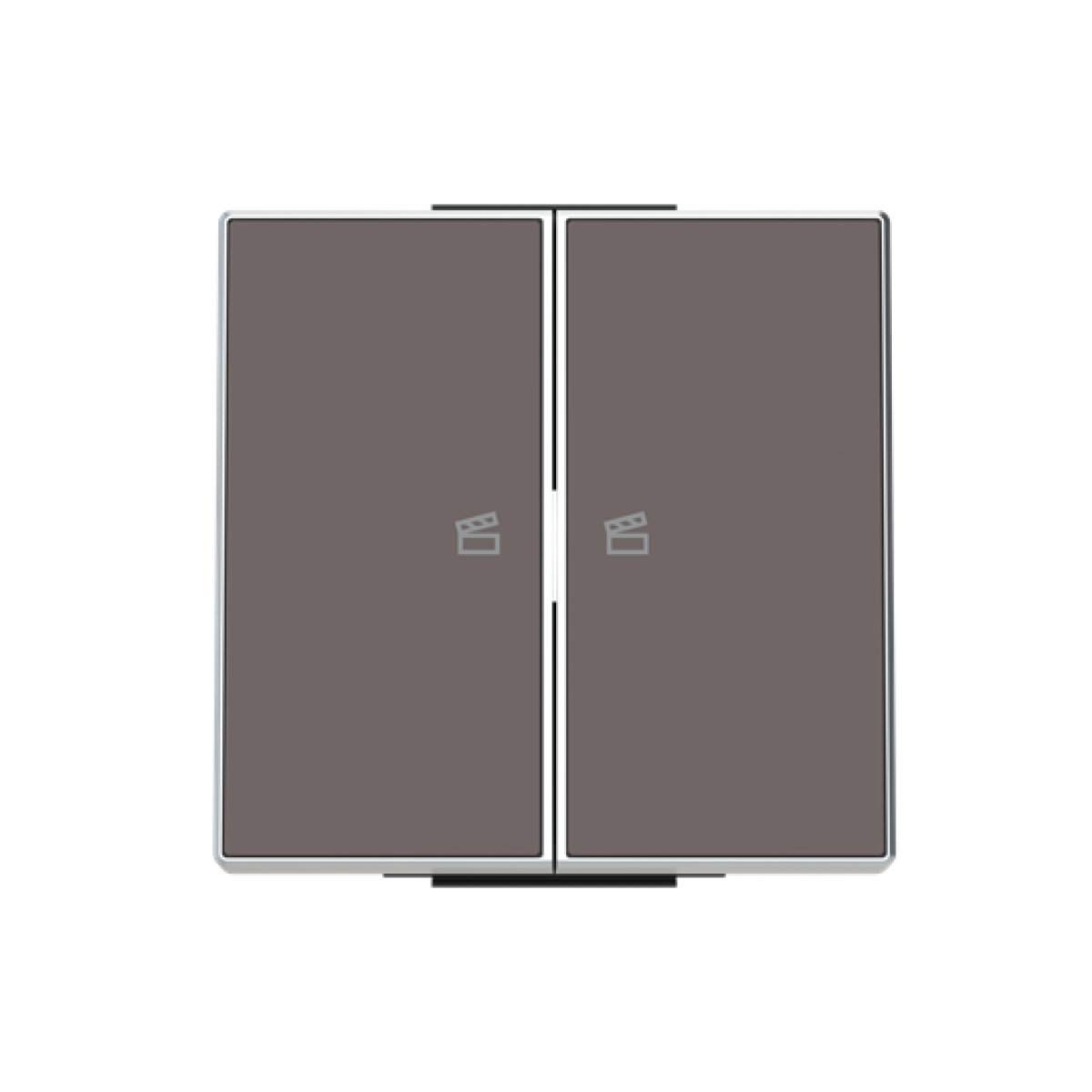 Rocker Scene symbol for Switchpush button, Two-part button Taupe - Sky Niessen