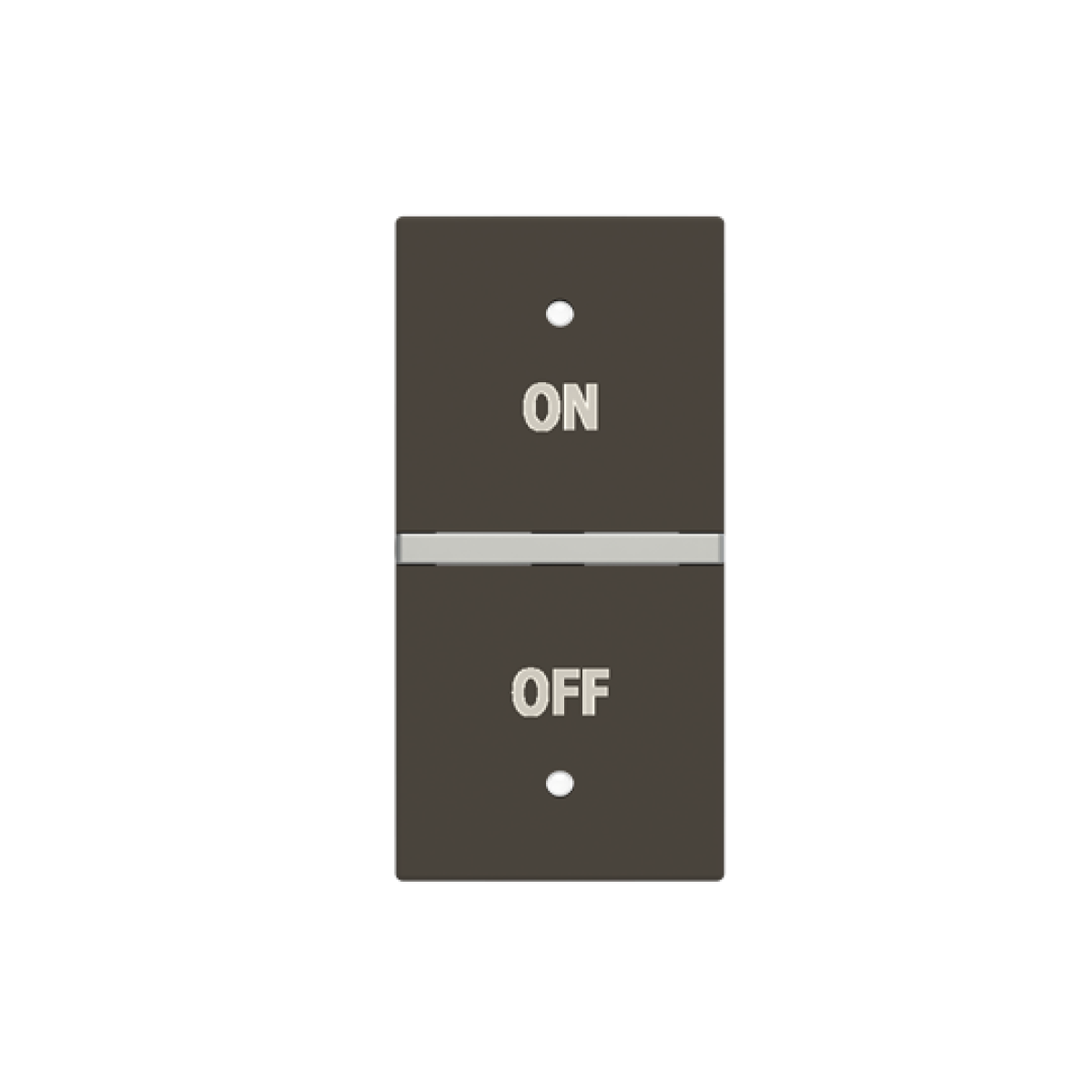 Rocker Symbol "OnOff" for Switchpush button Two-part rocker Anthracite - Zenit