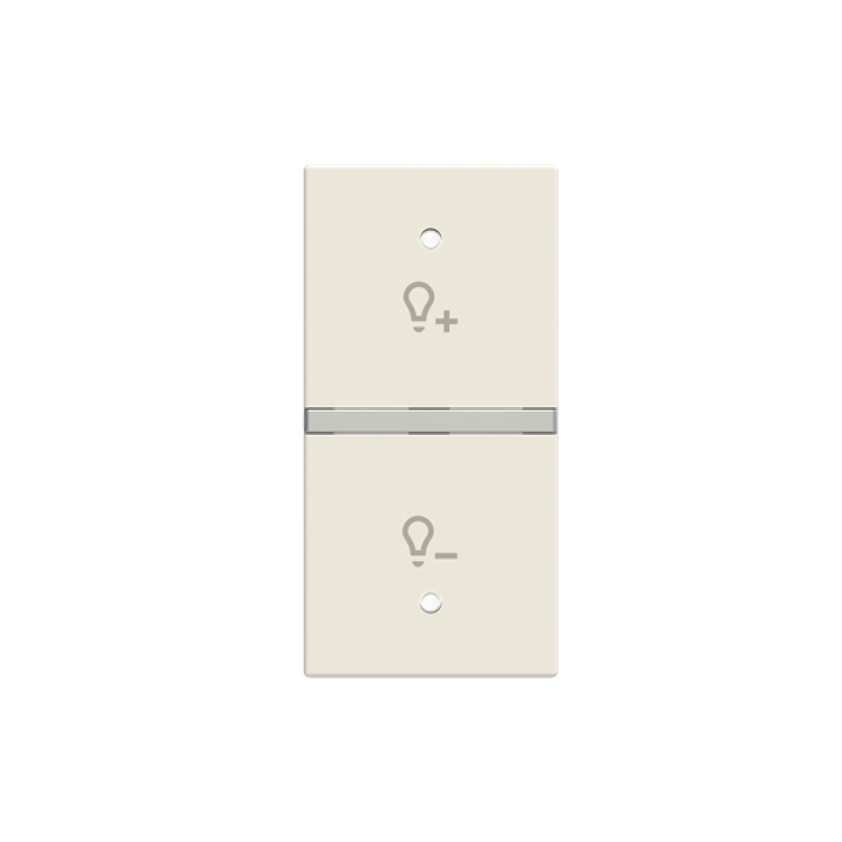 Rocker Symbol "light" for Dimmer Two-part rocker White - Zenit