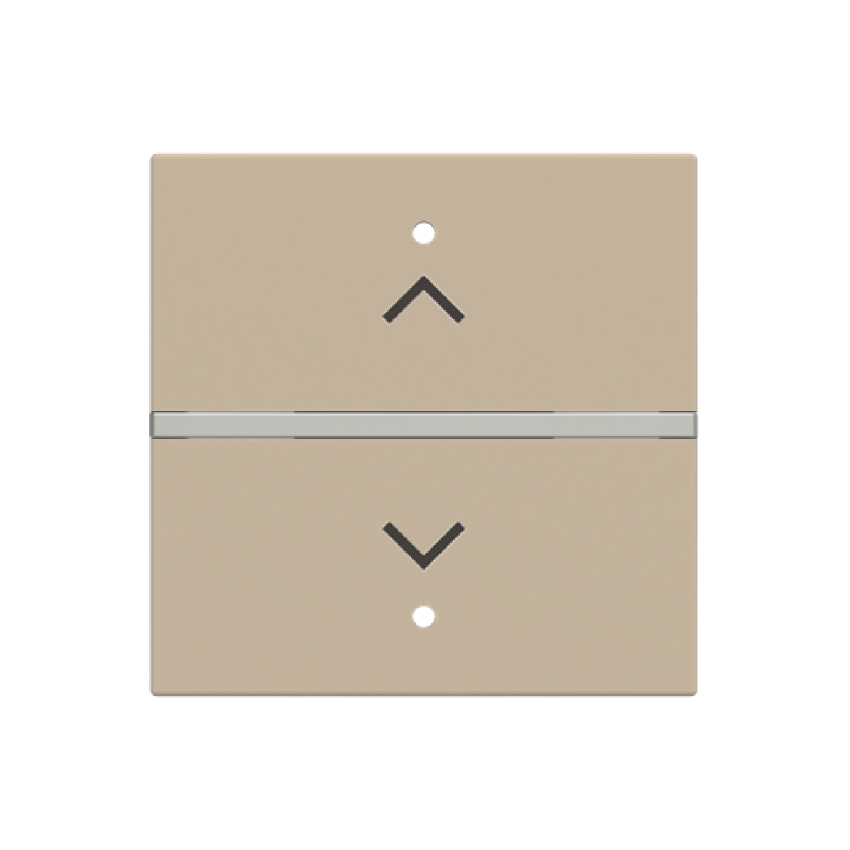 Rocker cover KNX for Venetian blind Two-part rocker Champagne - Zenit