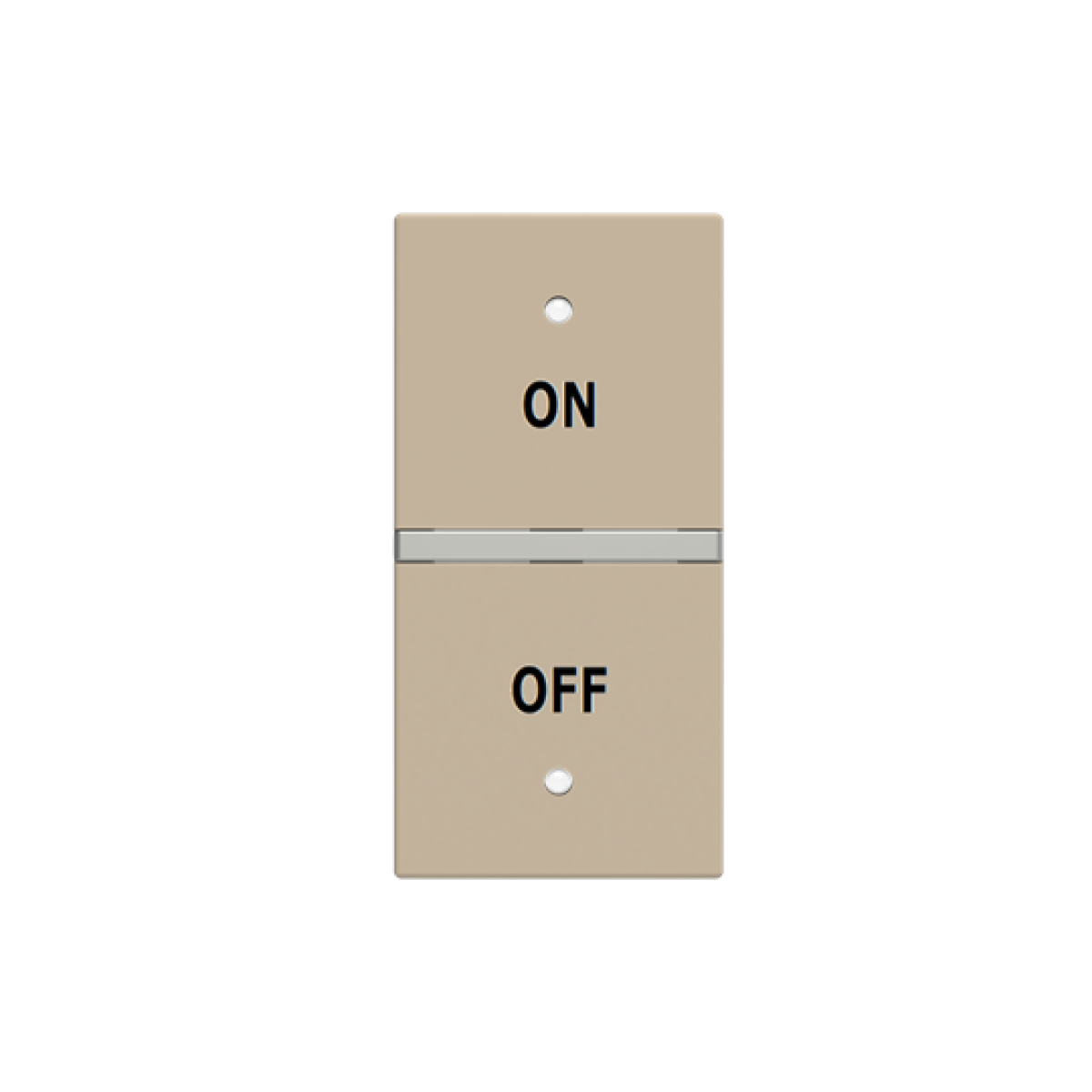 Rocker Symbol "OnOff" for Switchpush button Two-part rocker Champagne - Zenit