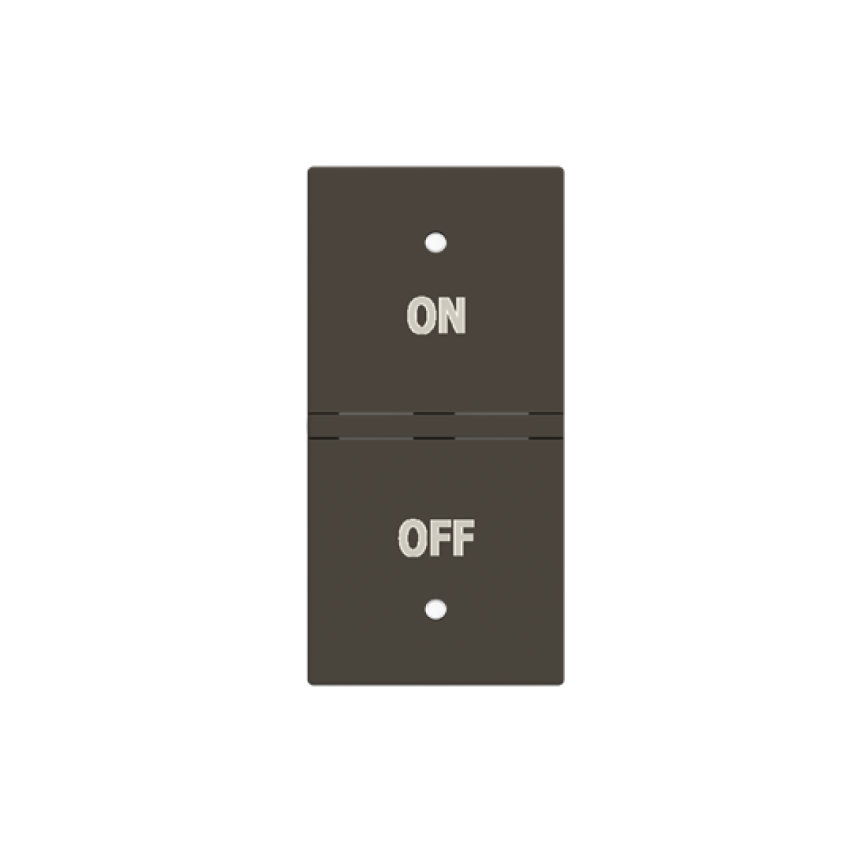 Rocker Symbol "OnOff" for Switchpush button Two-part rocker Anthracite - Zenit