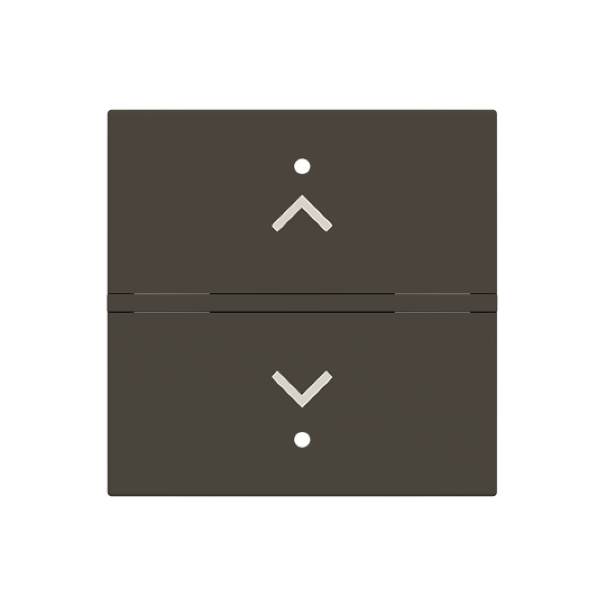 Rocker Symbol "arrows" for Venetian blind Two-part rocker Anthracite - Zenit