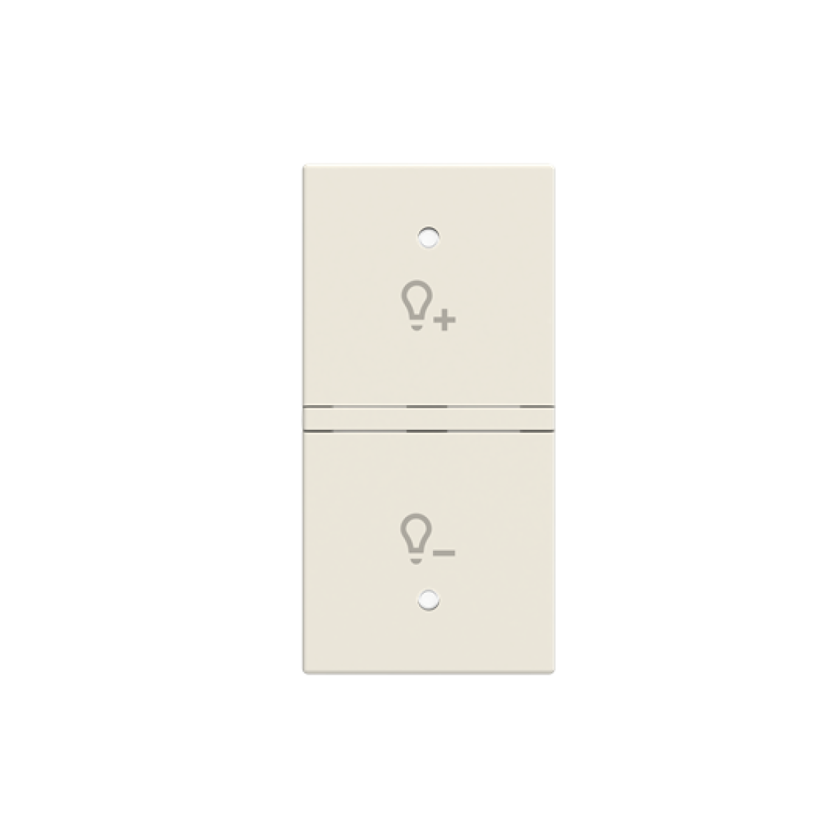 Rocker Symbol "light" for Dimmer Two-part rocker White - Zenit