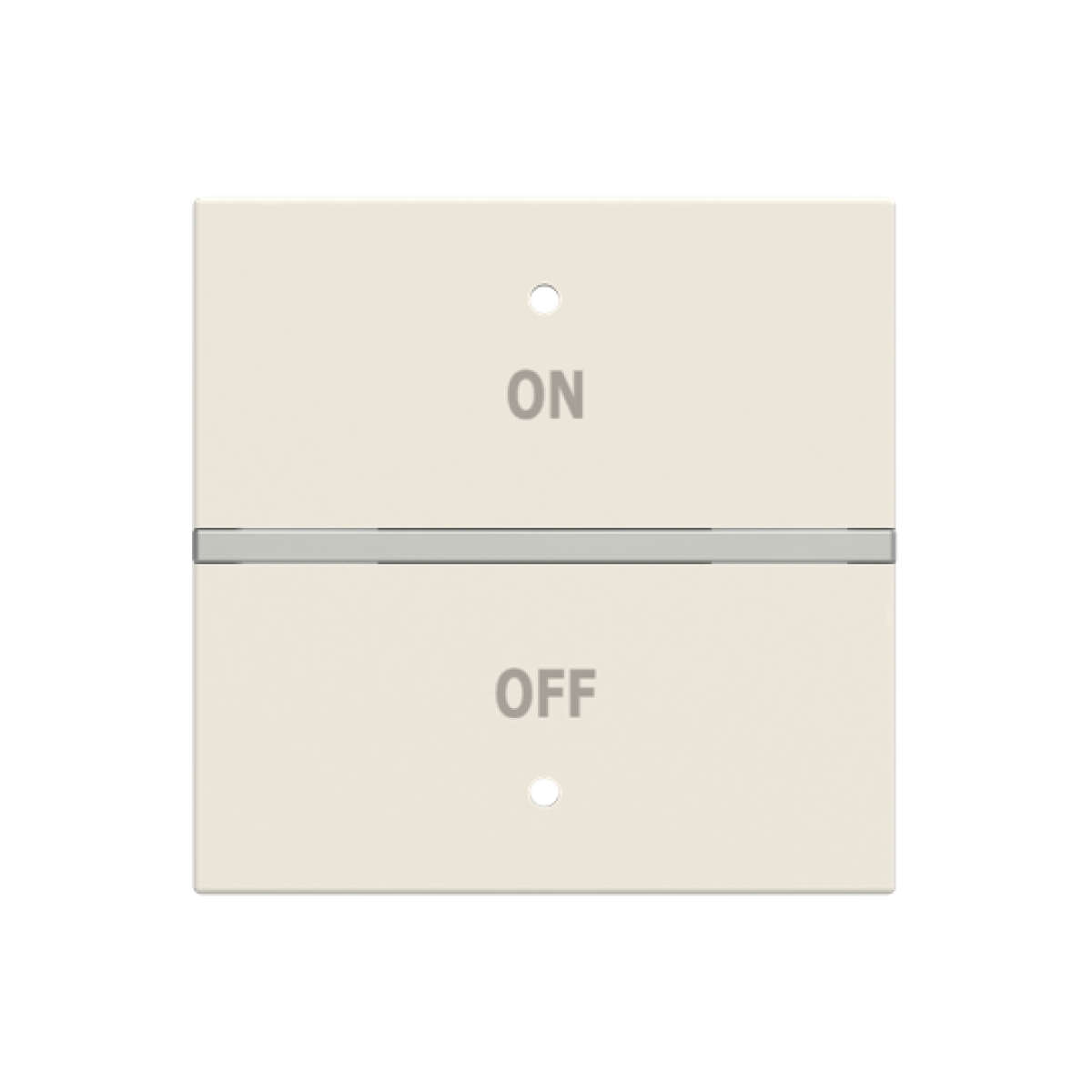 Rocker Switchpush button with Symbol "OnOff" White - Zenit