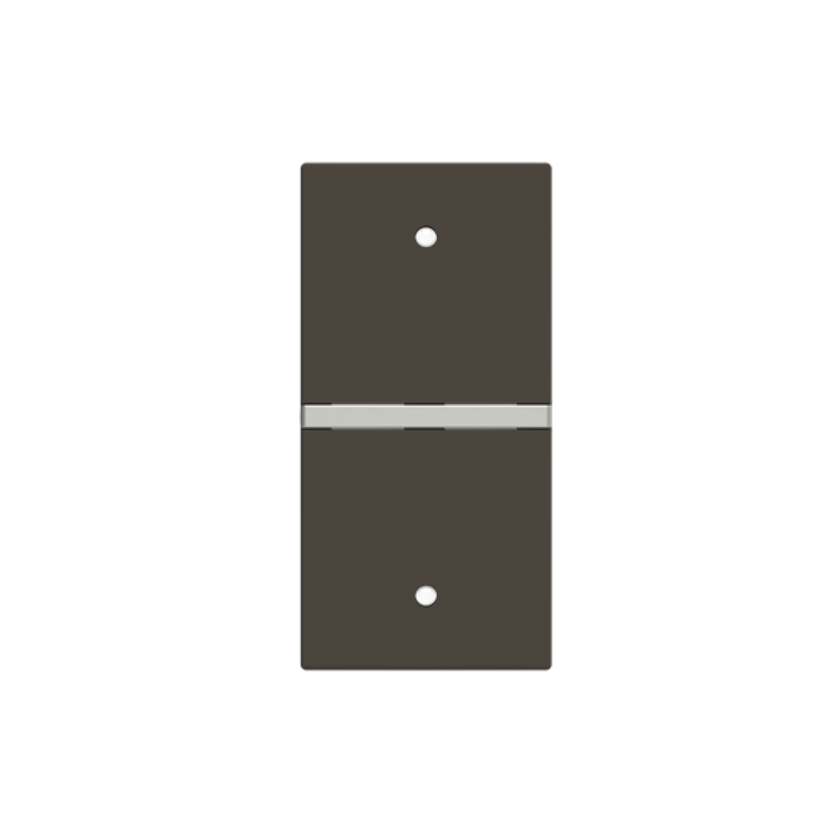 Rocker Custom for Switchpush button Two-part rocker Anthracite - Zenit