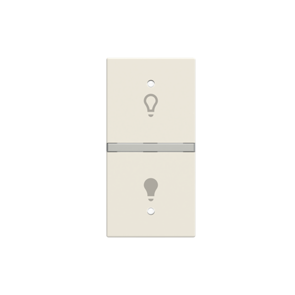 Rocker Symbol "light" for Switchpush button Two-part rocker White - Zenit