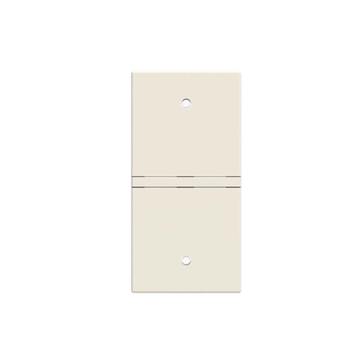 Rocker Without imprint for Switchpush button Two-part rocker White - Zenit