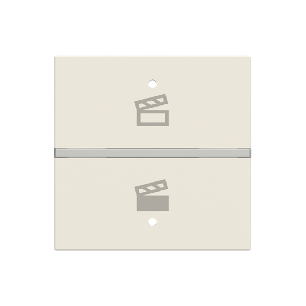 Rocker Switchpush button with Symbol "scene" White - Zenit