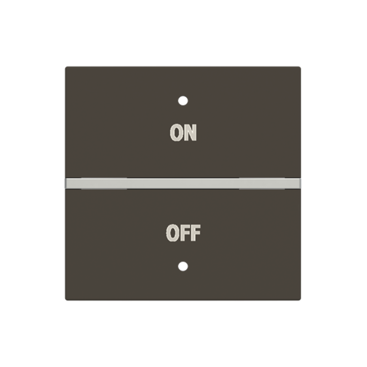 Rocker Switchpush button with Symbol "OnOff" Anthracite - Zenit
