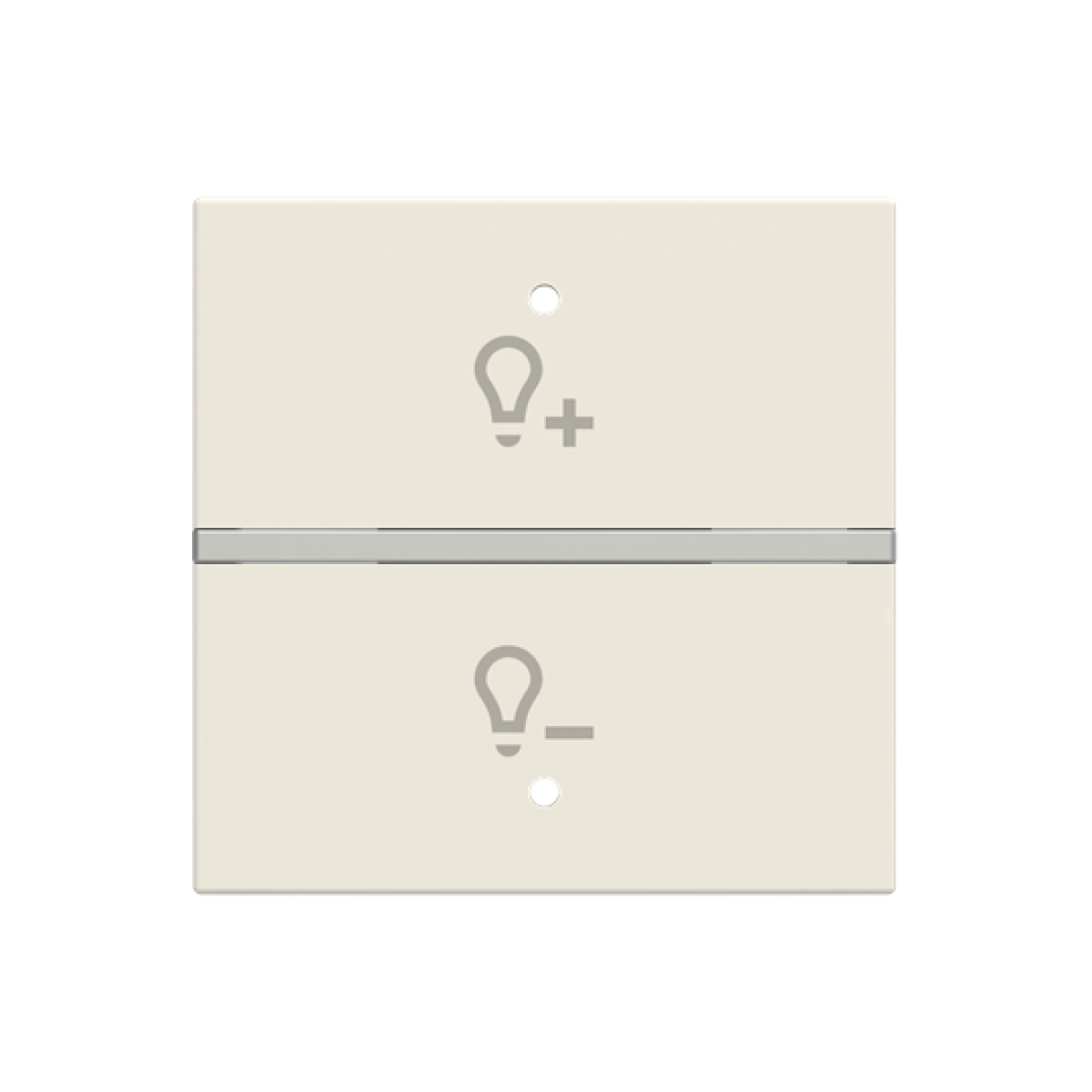 Rocker Dimmer with Symbol "light" White - Zenit