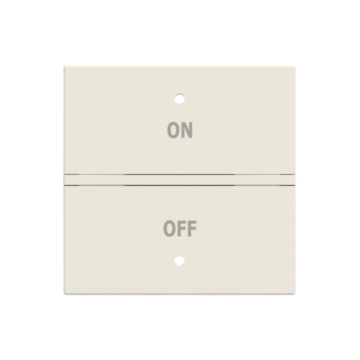 Rocker Switchpush button with Symbol "OnOff" White - Zenit