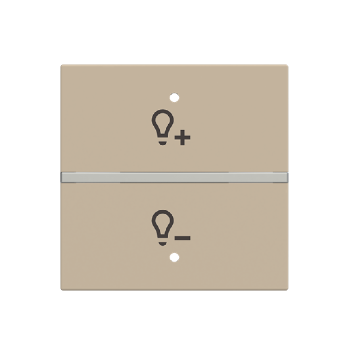 Rocker cover KNX for Switchdimmer Two-part rocker Champagne - Zenit