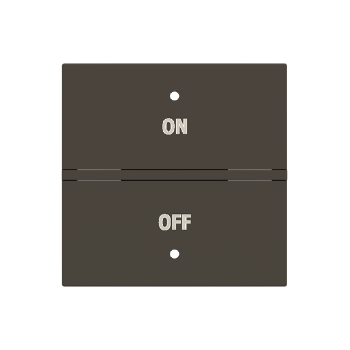 Rocker Switchpush button with Symbol "OnOff" Anthracite - Zenit