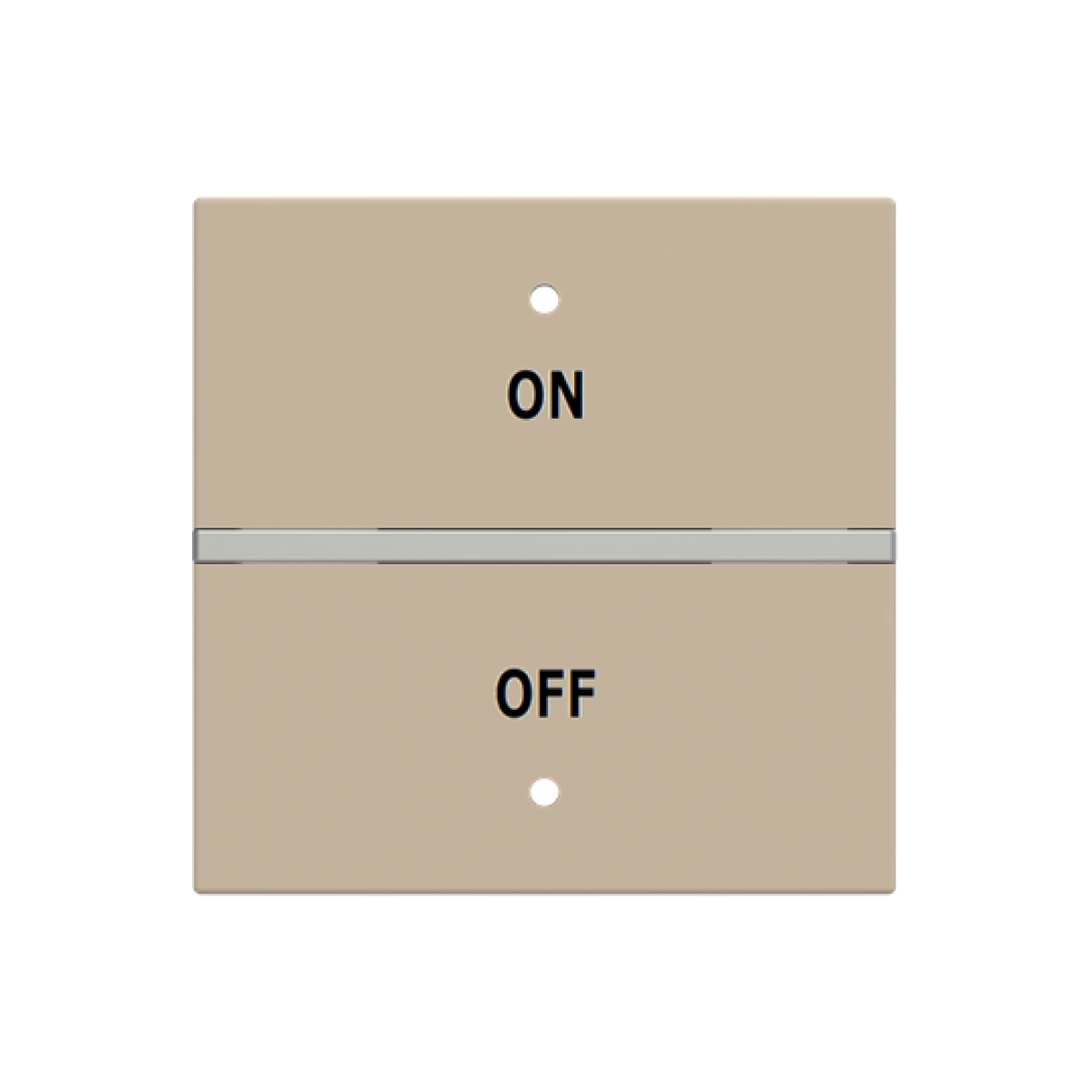 Rocker cover KNX for Switchpush button Two-part rocker Champagne - Zenit