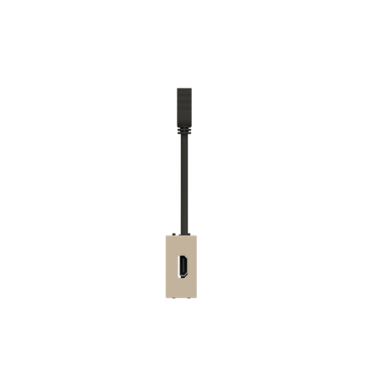 HDMI outlet HDMI 1 gang Champagne - Zenit