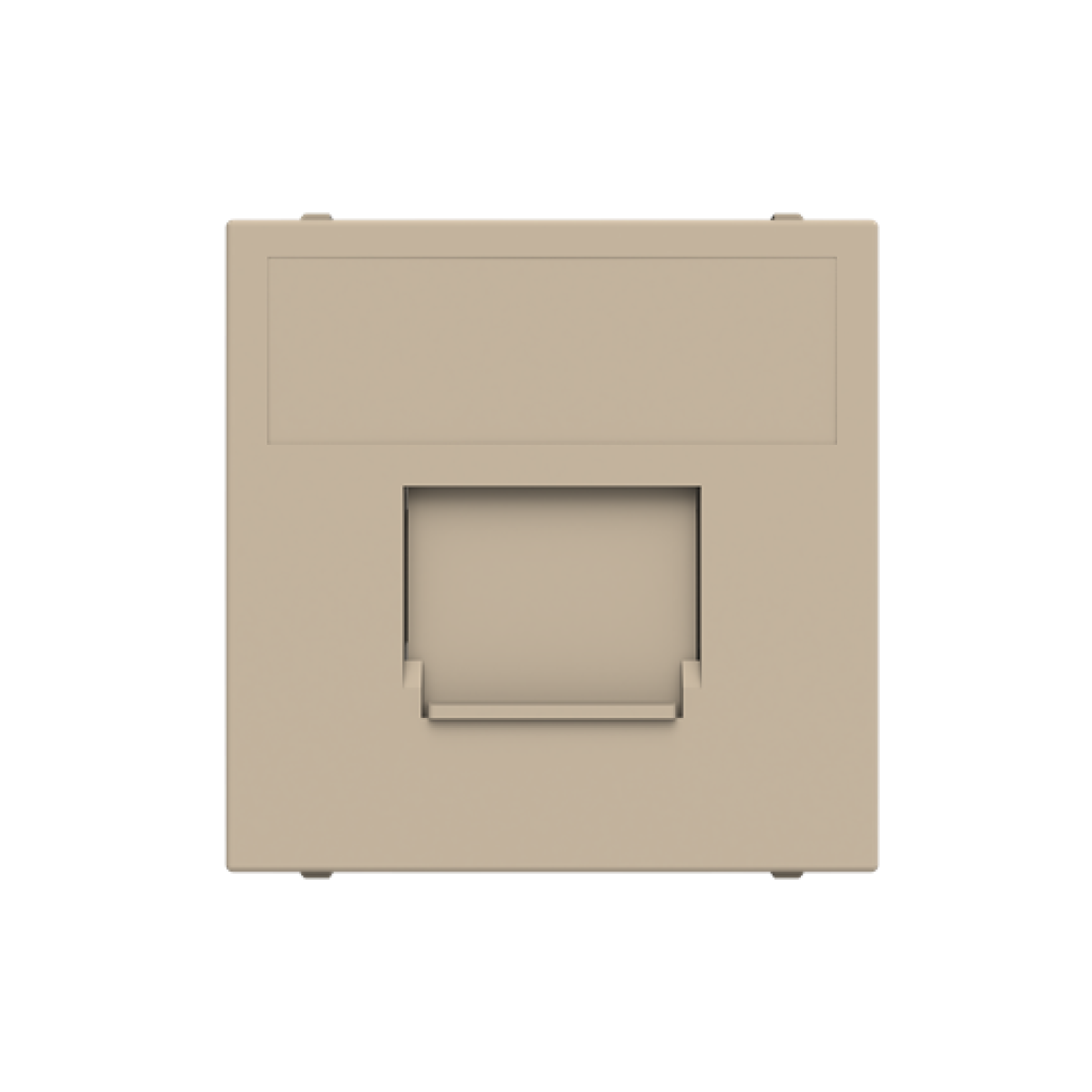 Cover plate Data connection 1 gang Champagne - Zenit