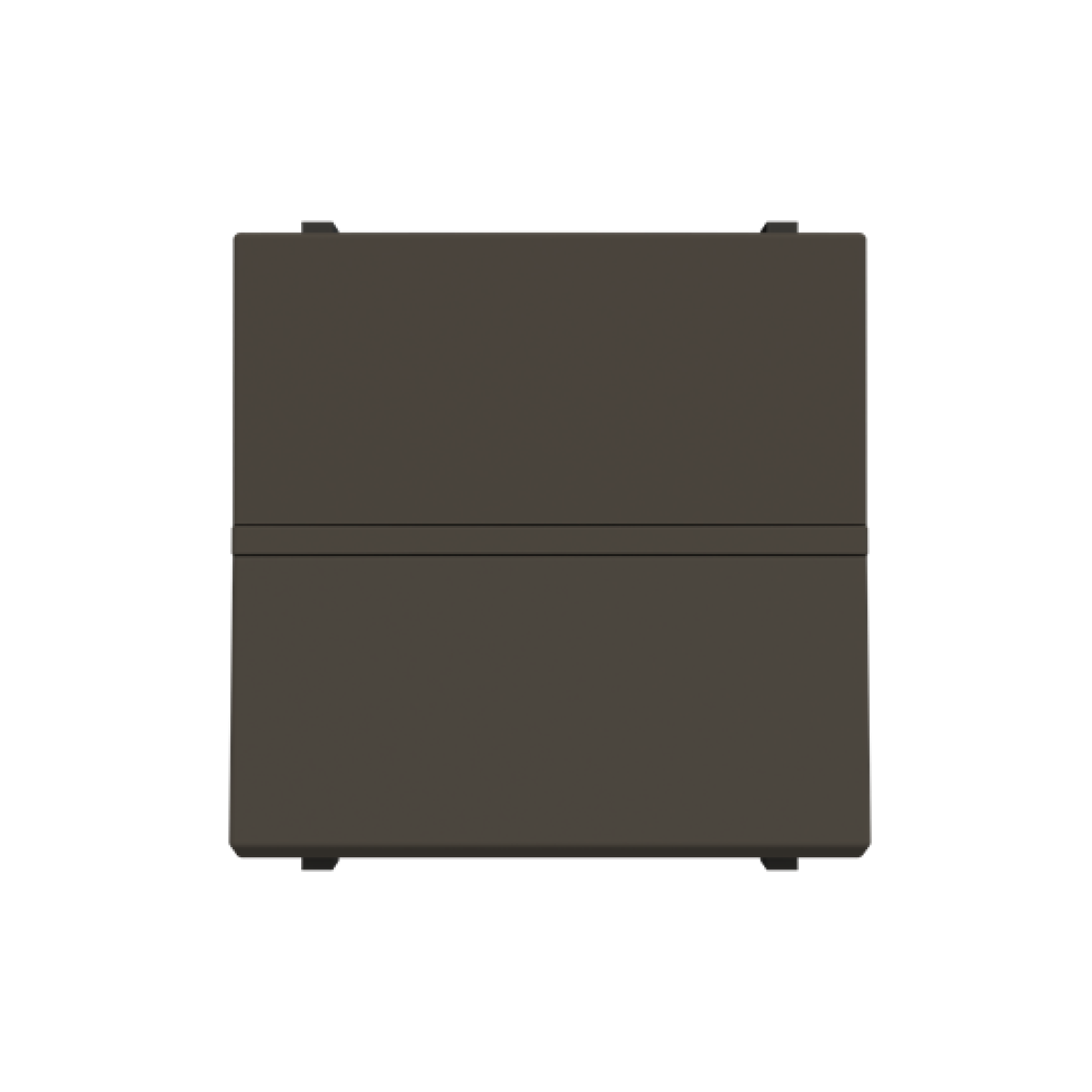 Insertcover Rockerbutton, Two-way switch with LED exchangeable Anthracite - Zenit