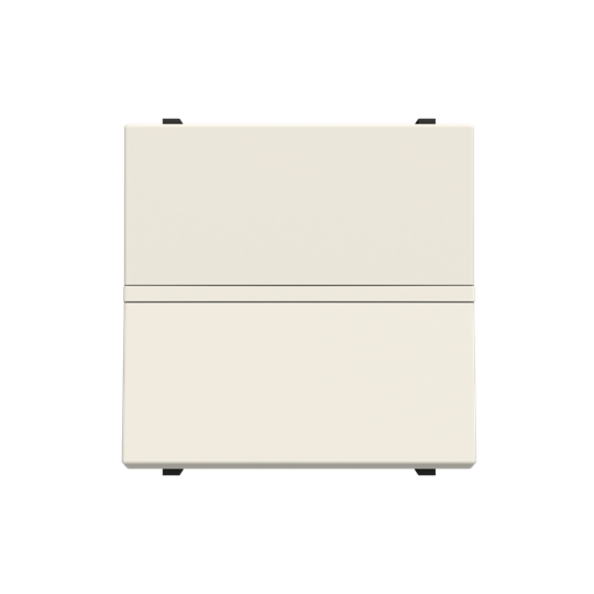 Insertcover Rockerbutton, Two-way switch with LED exchangeable White - Zenit