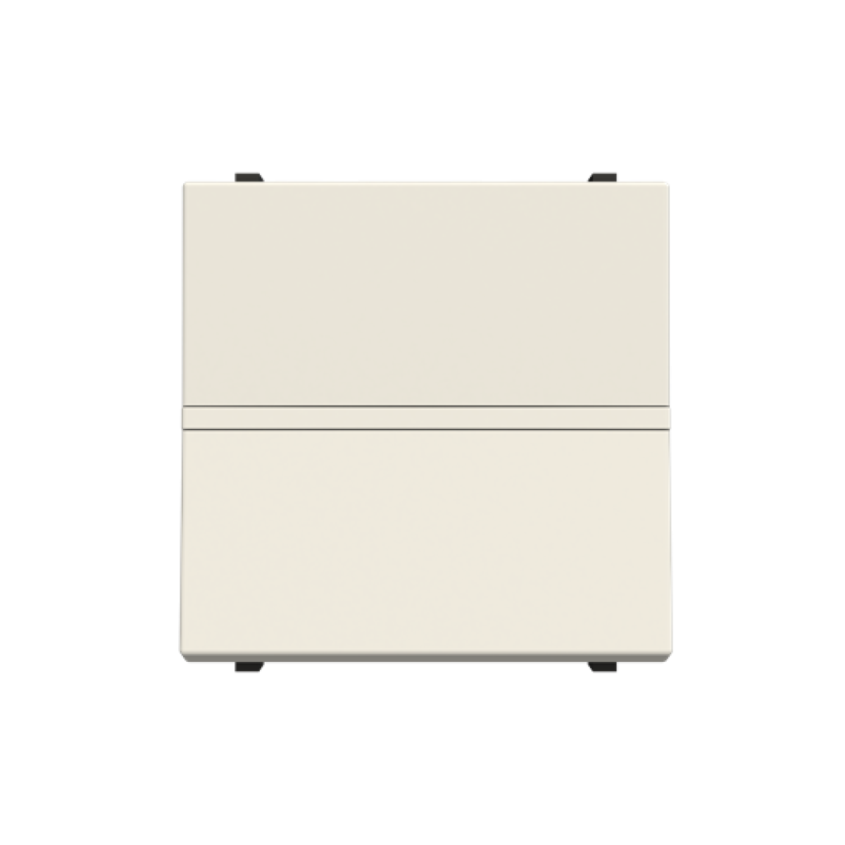 Insertcover Rockerbutton, Intermediate switch with LED exchangeable White - Zenit