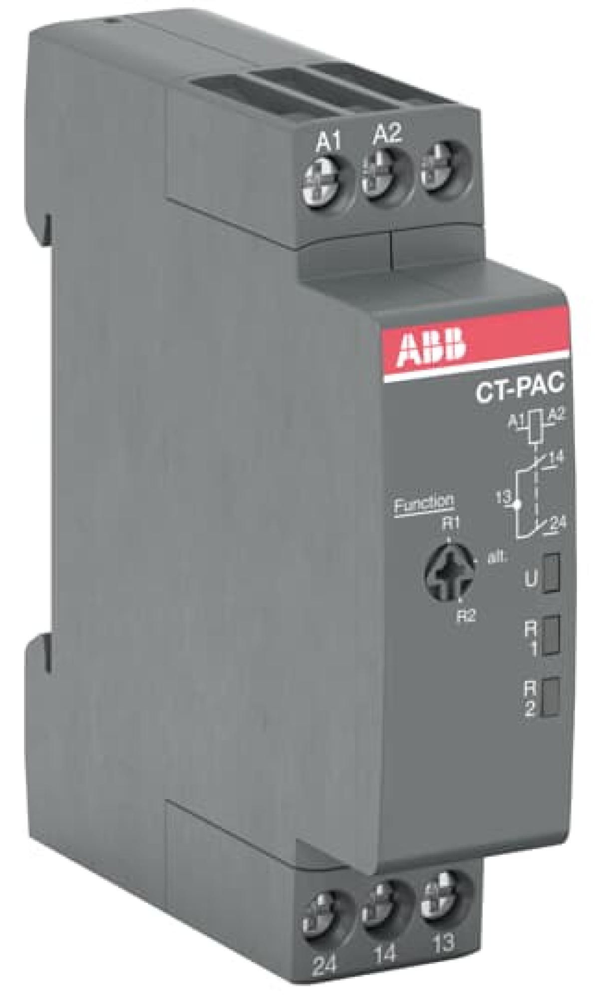 CT-PAC.22 Time relay, Alternating 2 no, 24-48VDC24-240VAC