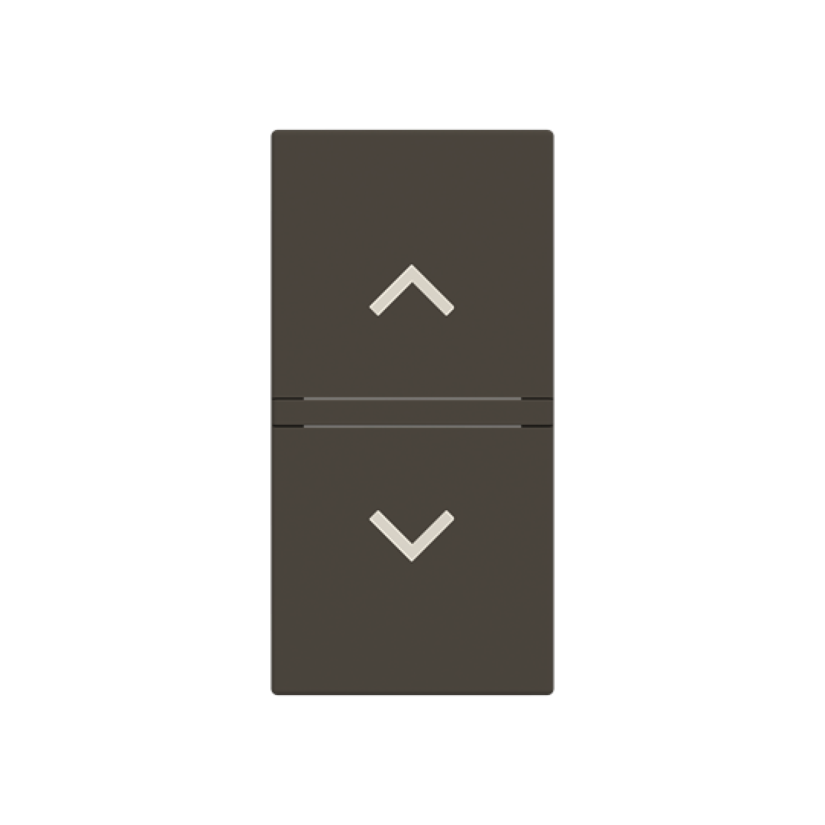 Rocker Symbol "arrows" for Venetian blind, One-part rocker Anthracite - Zenit