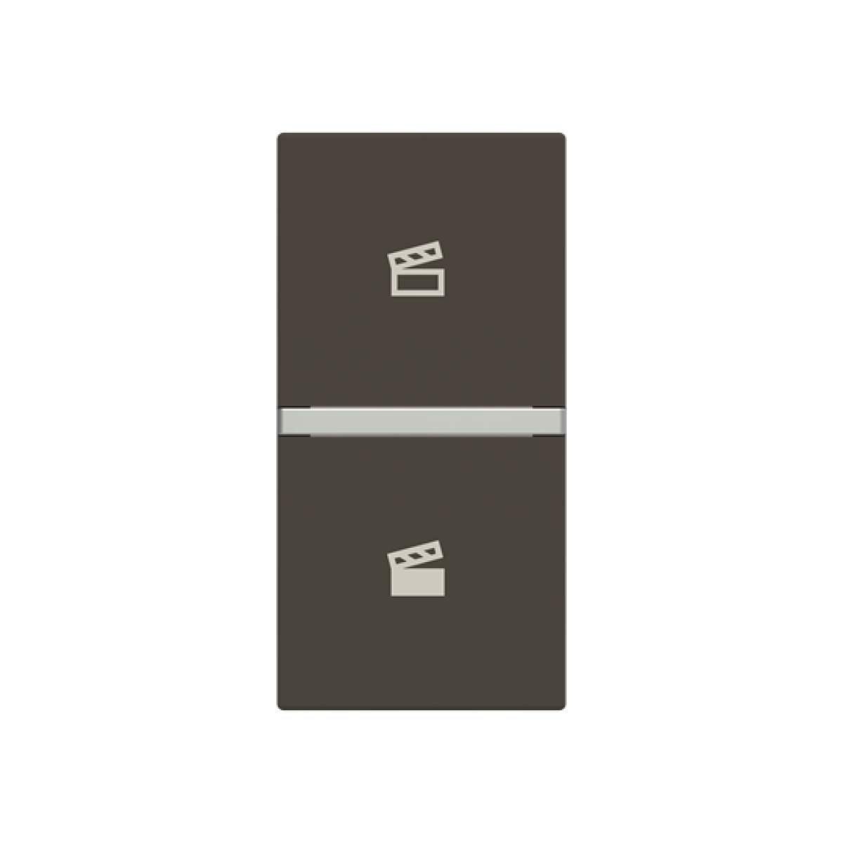 Rocker Scene symbol for Switchpush button, One-part rocker Anthracite - Zenit