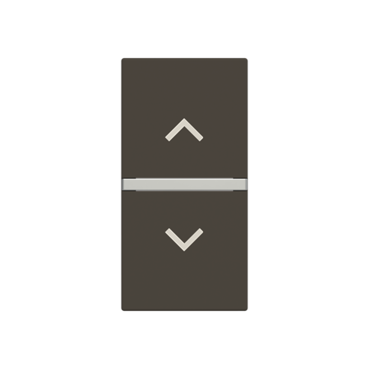 Rocker Symbol "arrows" for Venetian blind, One-part rocker Anthracite - Zenit