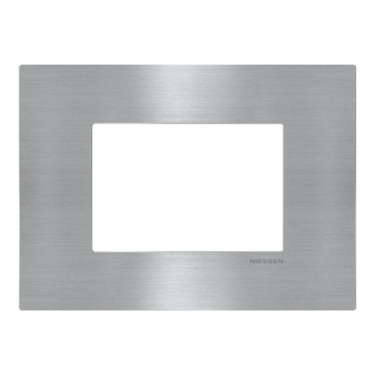 Frame 1-gang Stainless Steel - Zenit