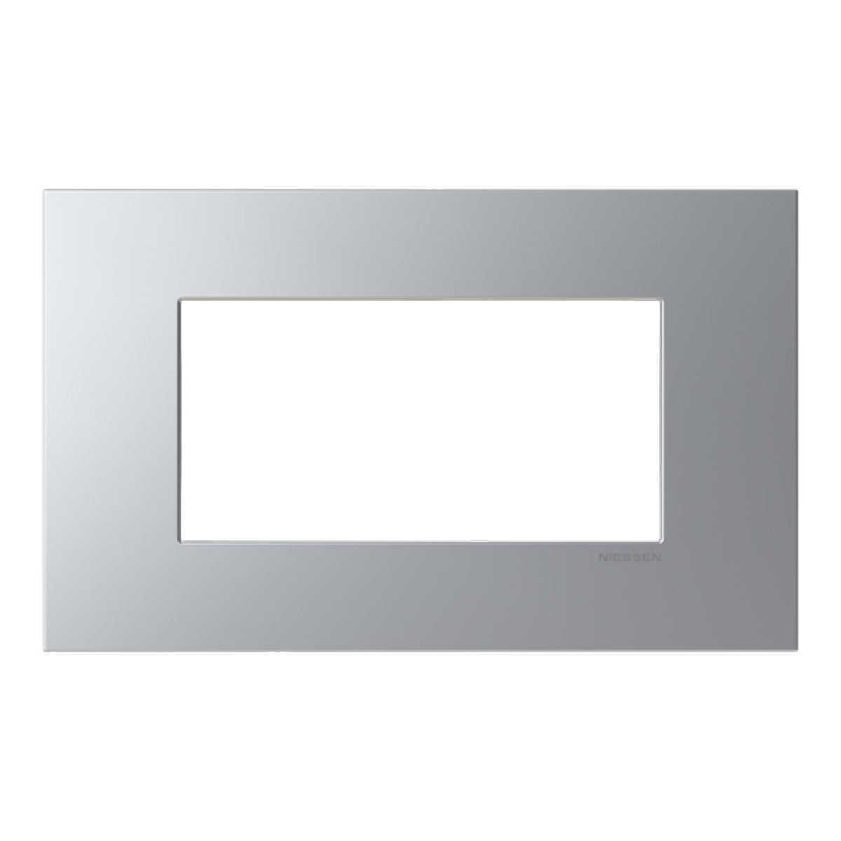 Frame 1-gang Silver - Zenit