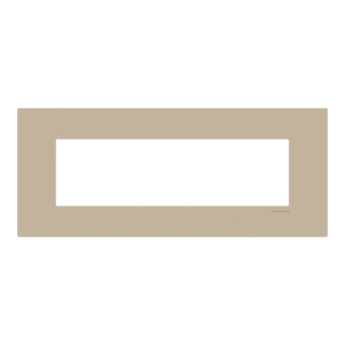 Frame 7 modules 1gang Champagne - Zenit