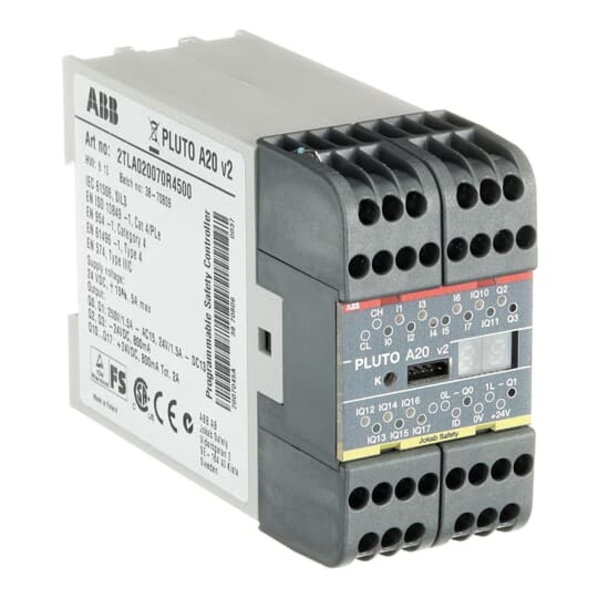 Pluto A20 v2 Programmable safety controller