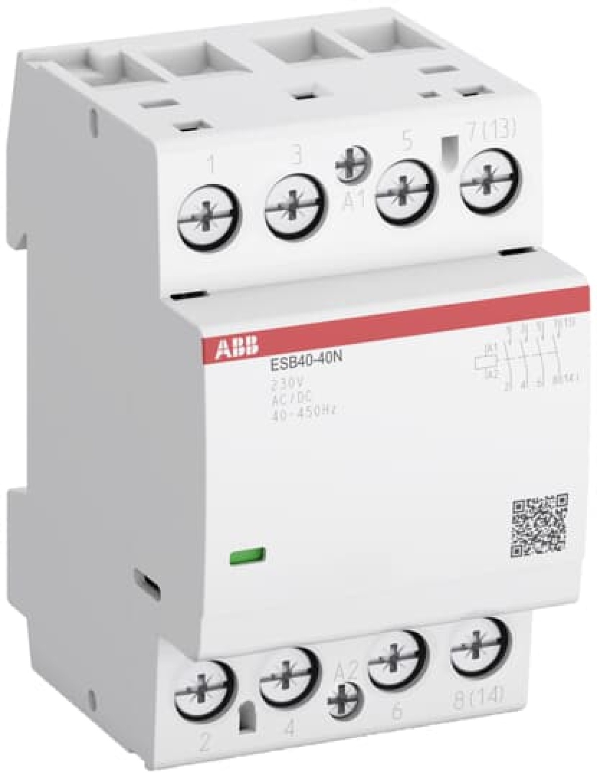 ESB40-31N-06 Installation Contactor NC 30 A - 3 NO - 1 NC - 230 V - Control Circuit 400 Hz