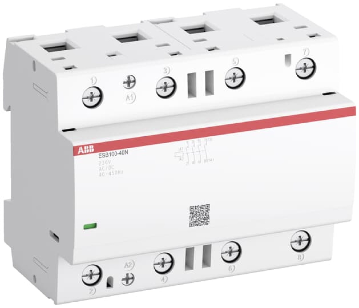 ESB100-40N-06 Installation Contactors NO 100 A - 4 NO - 0 NC - 230 V - Control Circuit 400 Hz