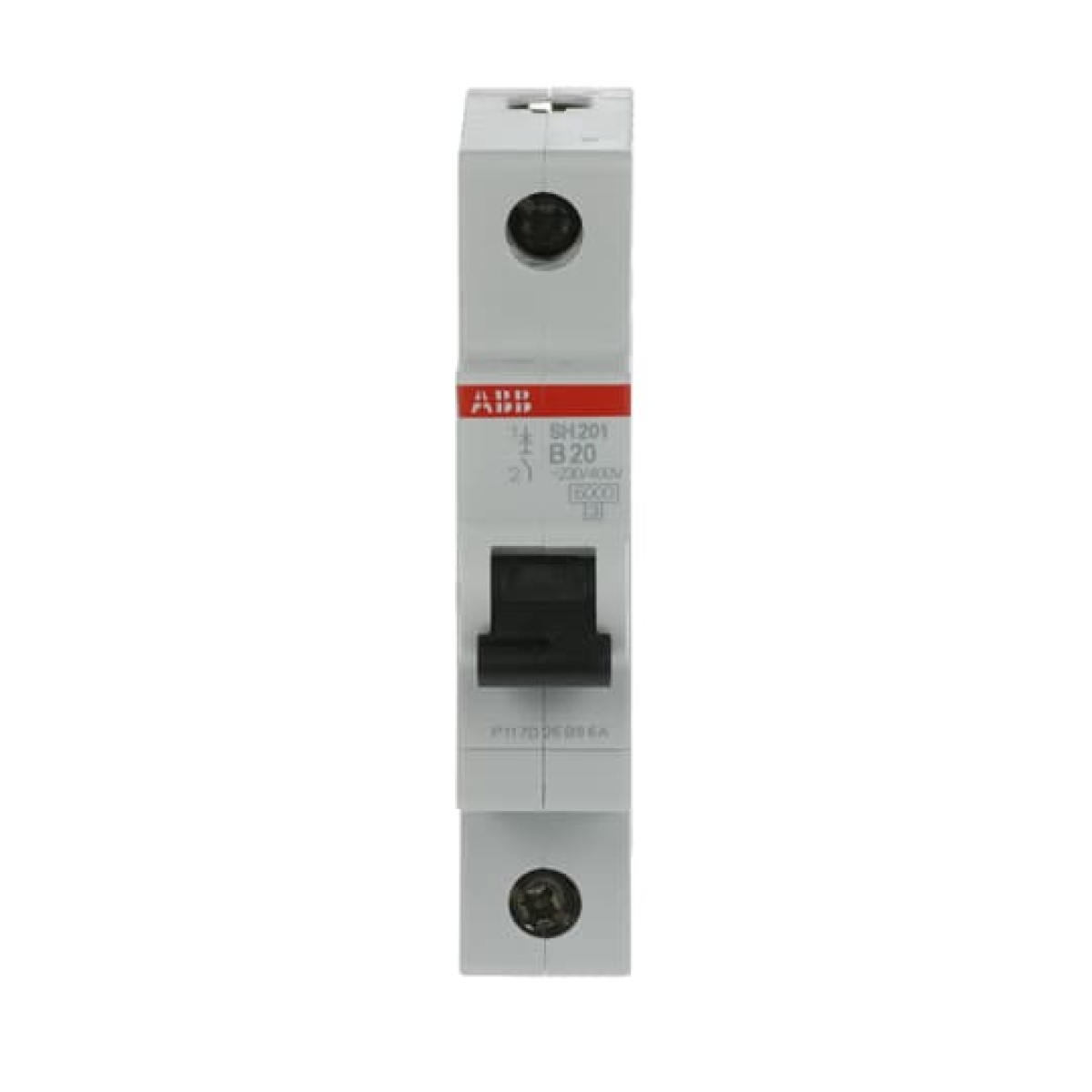 Miniature Circuit Breaker - SH200 - 1P - 20 A - B - AC 6 kA