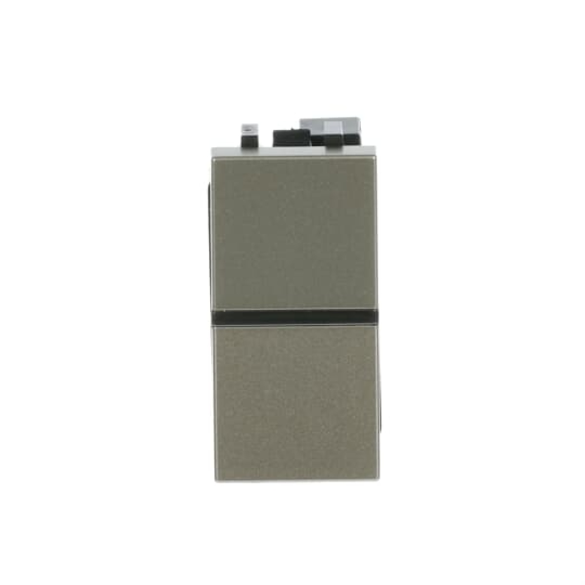 Insertcover Without imprint Push button, Single push button 1P 1NO 0NC 1CO Champagne - Zenit