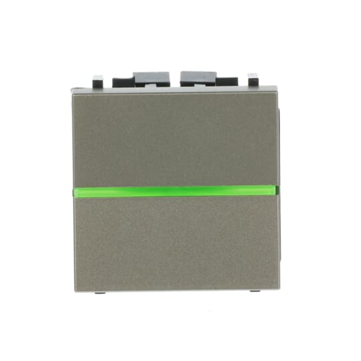 Switch 2-way Rockerbutton Two-way switch with LED exchangeable Champagne - Zenit