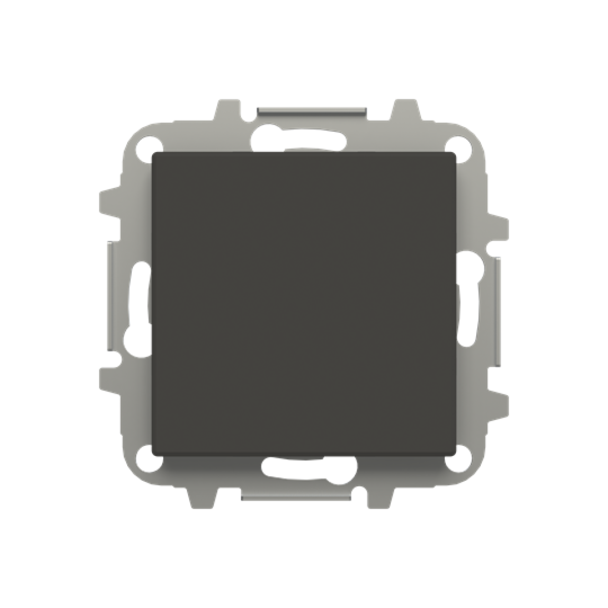 Cover Blind plate with Without imprint Black - Sky Niessen