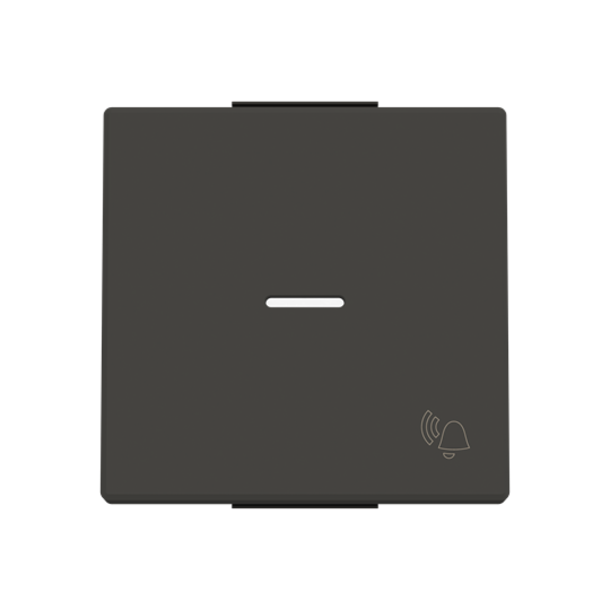 Rocker Symbol "bell" for Switchpush button, Single rocker Black - Sky Niessen