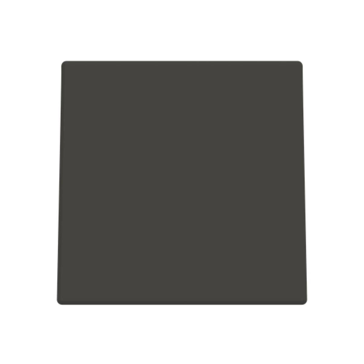 Cover plate Cable outlet with Without imprint Black - Sky Niessen