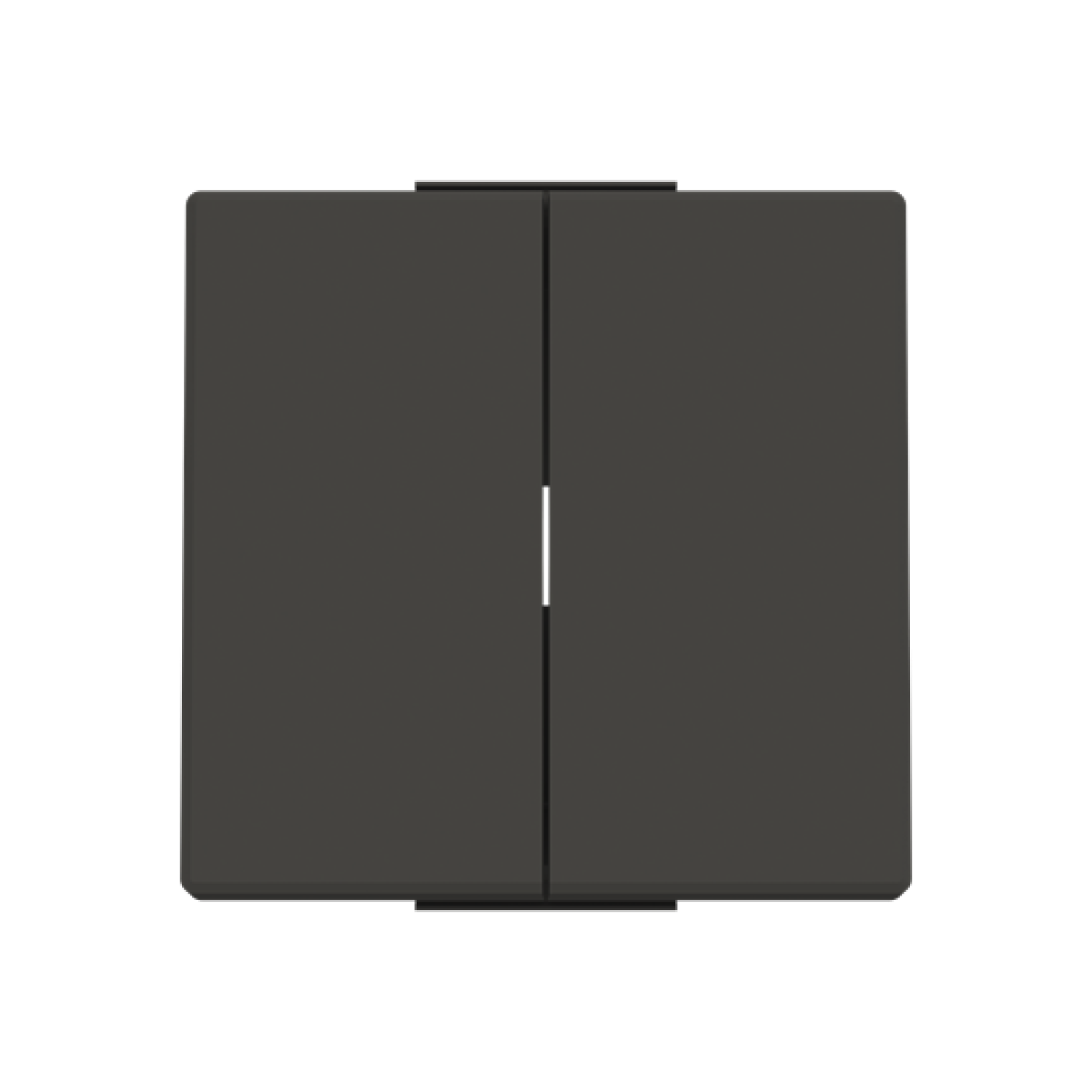 Rocker Without imprint for Switchpush button, Two-part rocker Black - Sky Niessen