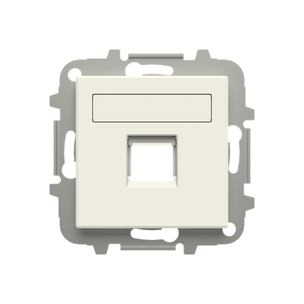 Cover plate Data connection 1 gang White - Sky Niessen