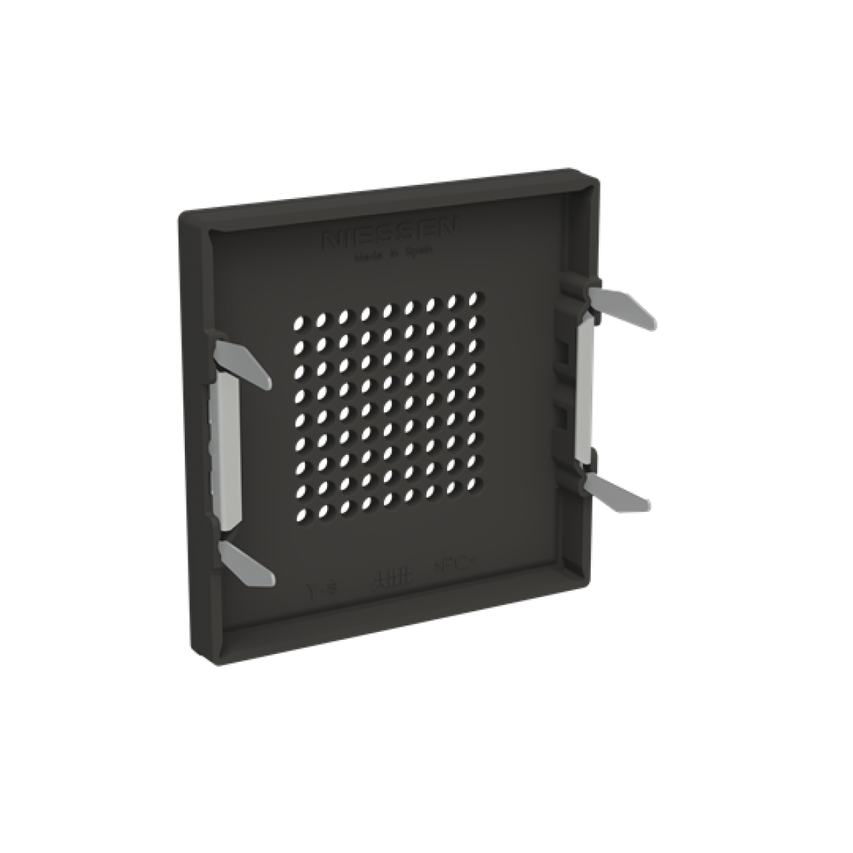 Cover plate Loudspeaker Central cover plate Black - Sky Niessen