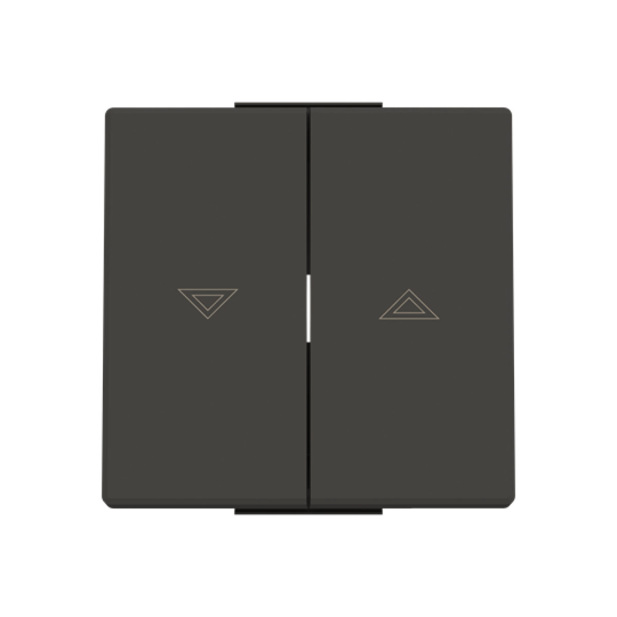 Rocker Symbol "arrows" for Venetian blind Two-part rocker Black - Sky Niessen