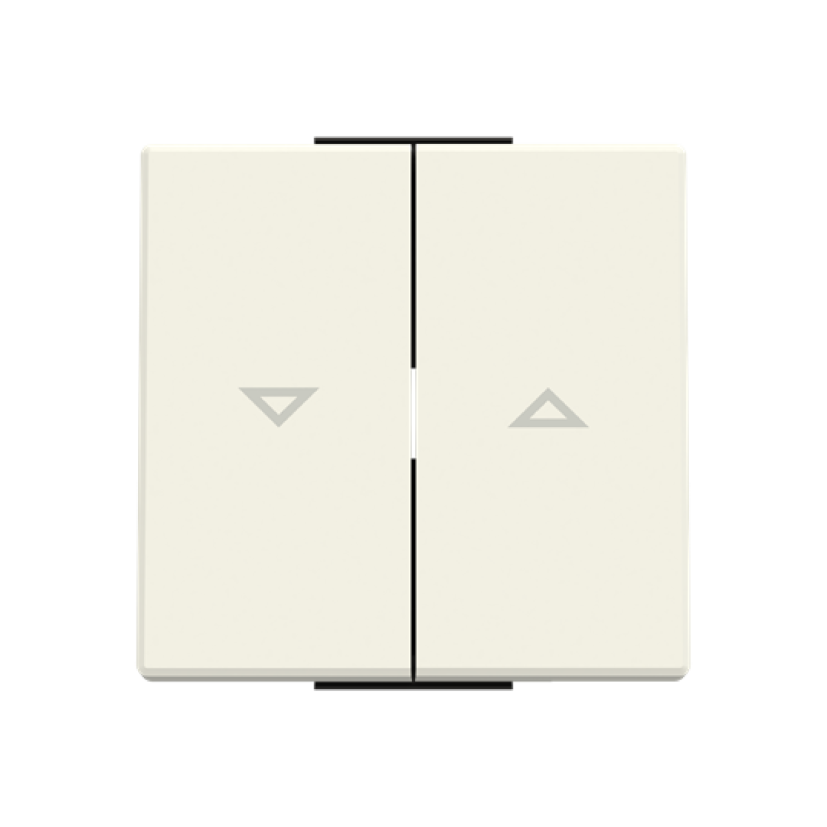 Rocker Symbol "arrows" for Venetian blind Two-part rocker White - Sky Niessen