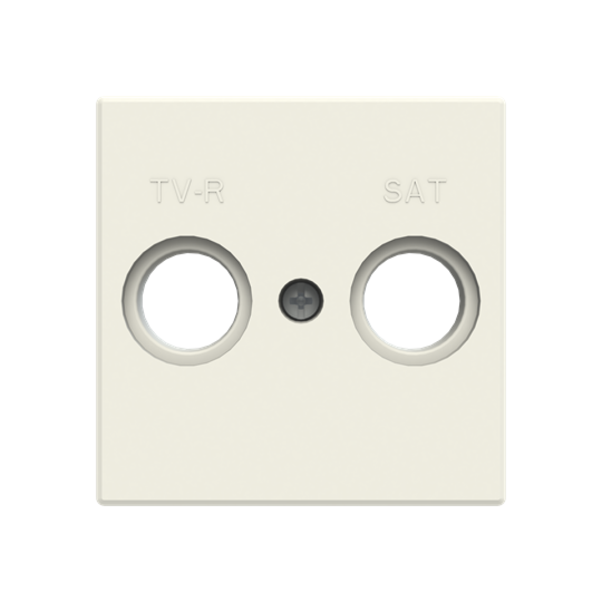 Cover plate SAT 1 gang White - Sky Niessen