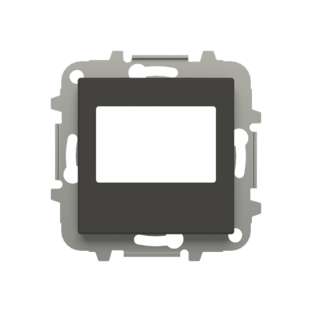 Cover plate Radio receiver Central cover plate Black - Sky Niessen